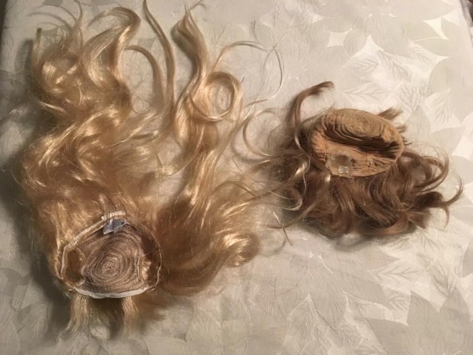 lot of older  doll wigs ~ one says build-a -bear workshop 2011~  repair / crafts