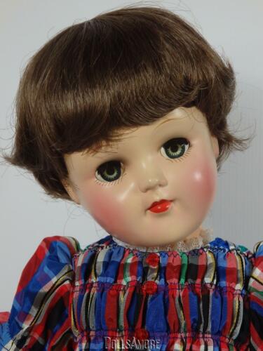 DOLL WIG BROWN SIZE 11/12” FITS TONI P93 VINTAGE AND MODERN DOLLS