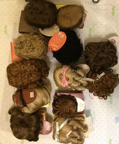 Large Lot of Misc Doll Wigs.  Lot C