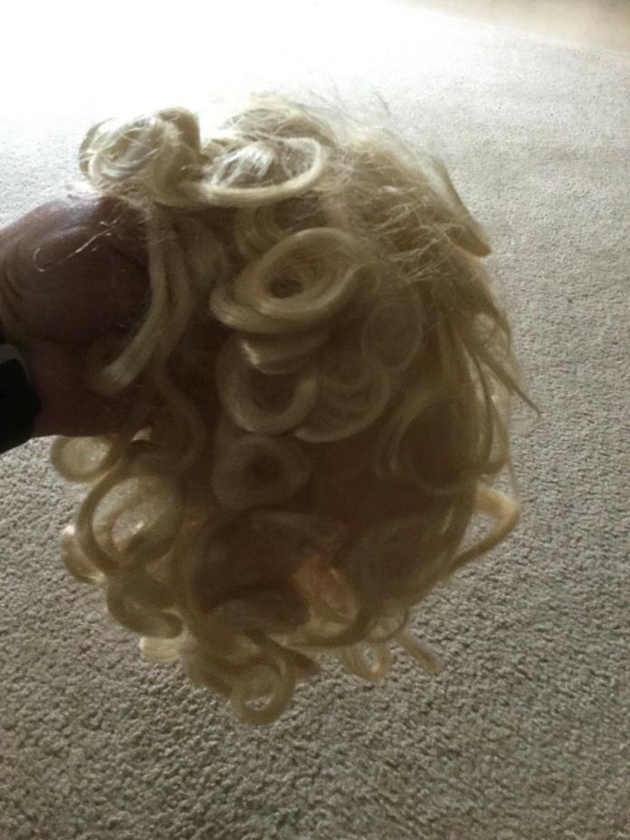 Doll or Human Blonde Wig Full Cap by Paper Magic Group Long Curls 10