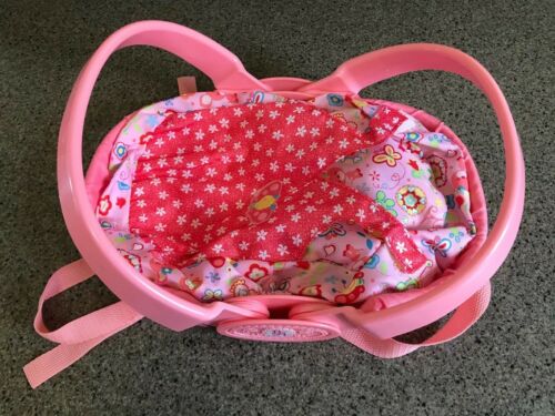 Hasbro Baby Alive Go Bye Bye 5-in-1 Carrier Back Pack Car Seat Pink
