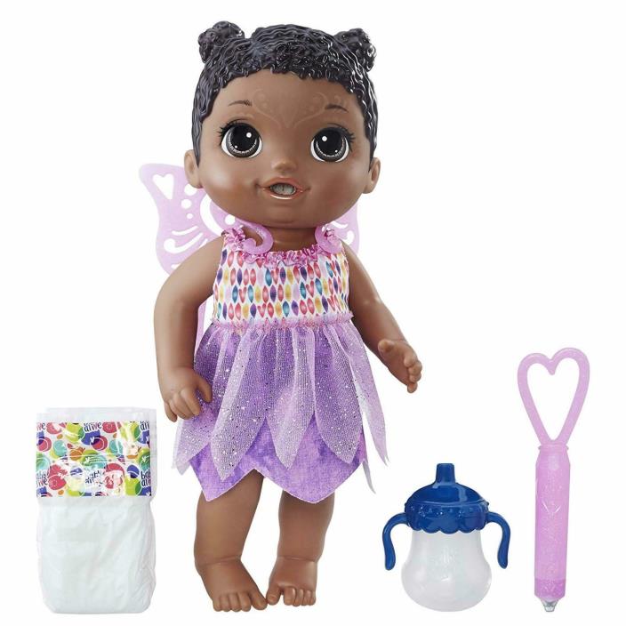 Baby Alive Face Paint Fairy (African American), with the Face Paint Fairy doll