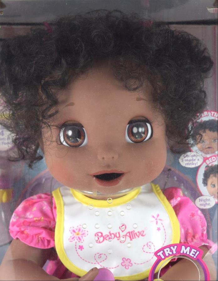 Baby Alive 2006 16 inch Doll Interactive Black African American NIB G-30