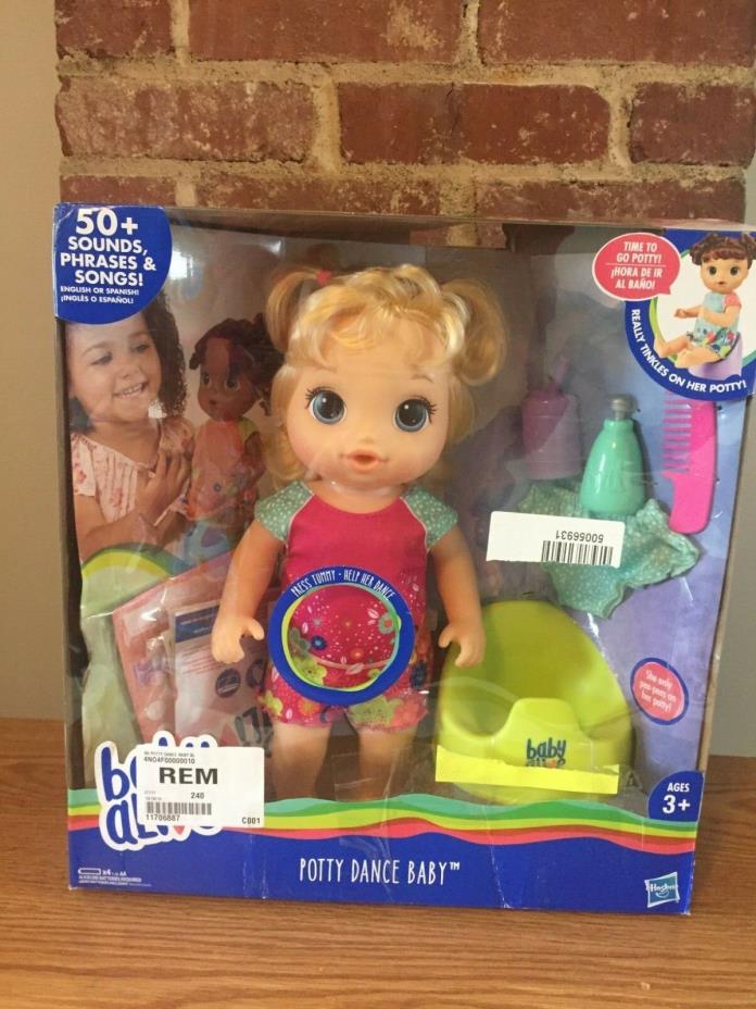 Hasbro Baby Alive Potty Dance Baby Ages 3+ New