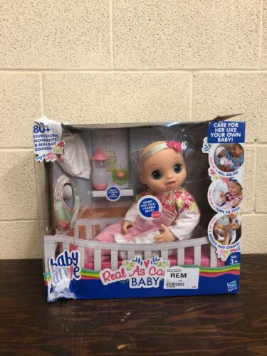 Baby Alive REAL AS CAN BE BABY DOLL (BLONDE) NEW IN BOX