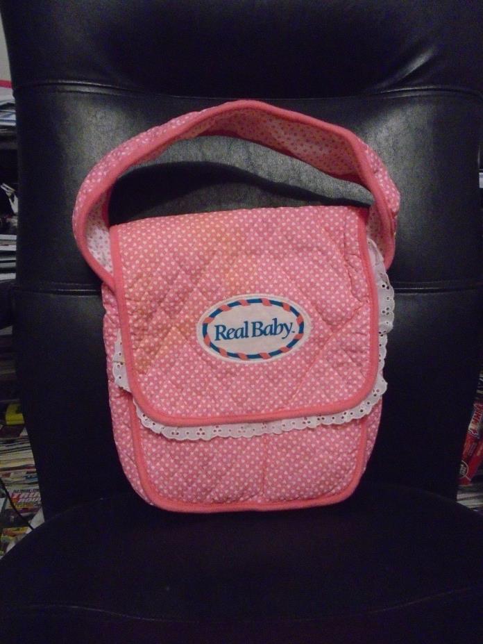 1985 REAL BABY TOTE AND CHANGE DIAPER BAG BY HASBRO HARD TO FIND