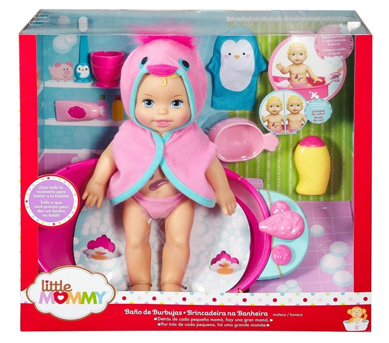 NEW! Little Mommy Bubbly Bathtime Doll Baby Doll (DTG64)