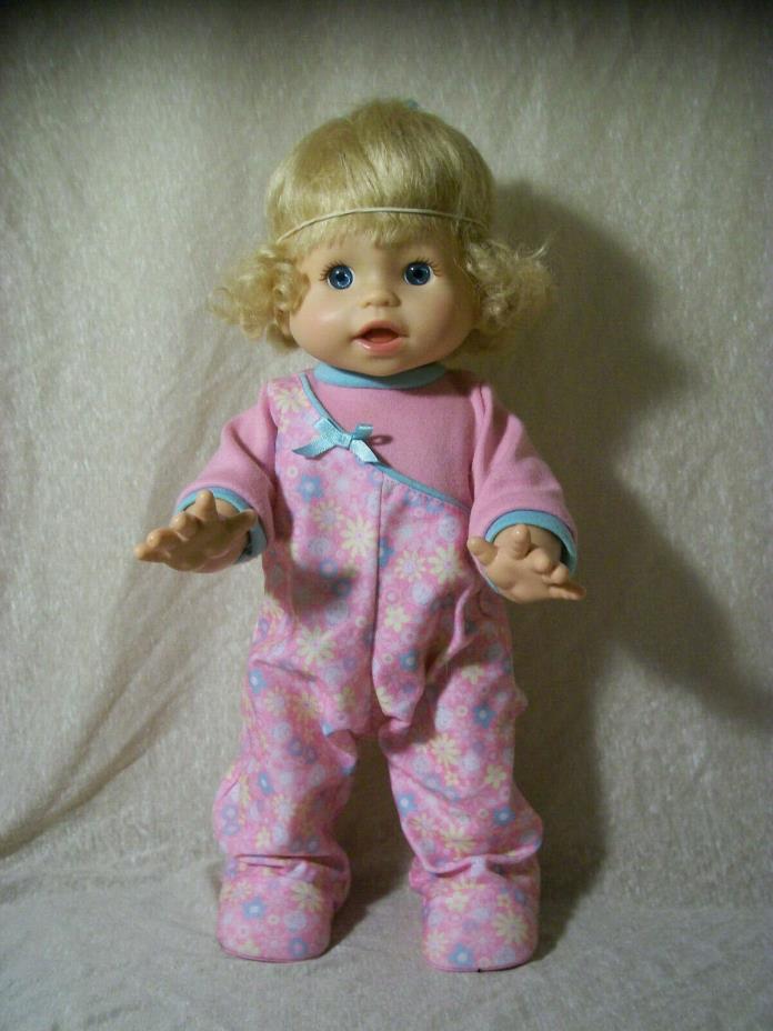 Fisher-Price Little Mommy Walk and Giggle Interactive Doll- Works Great!