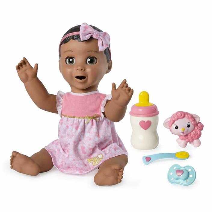 Luvabella Brown Hair Interactive Baby Doll with Expressions & Movement