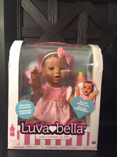 Luvabella-Brunette Hair- Responsive Baby Doll w/Realistic Expressions & Movement