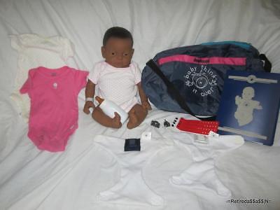 RealCare Baby Think It Over Doll G6 Gen 6 Black African Girl Female Extras NICE