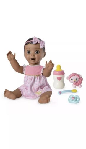 Luvabella Brown Hair Interactive Baby Doll with Expressions & Movement