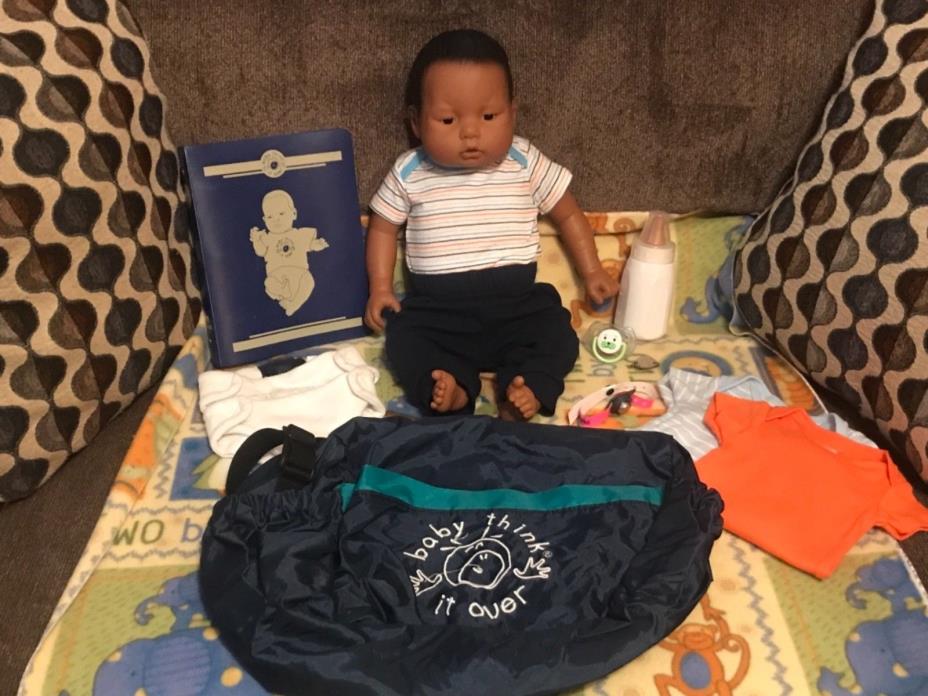 Baby Think It Over Doll G6 Native American Male + Accessories