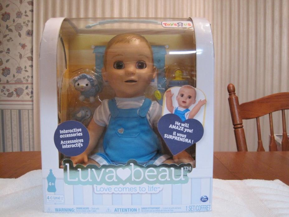 LUVABELLA LUVA BEAU INTERACTIVE RESPONSIVE BABY BOY DOLL--NEW FACTORY SEALED