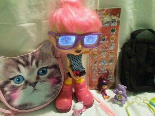 Talking Doll Lot  Chatsters / TALKS /   MOVES  /   LIGHTS UP    /  Cat Purse