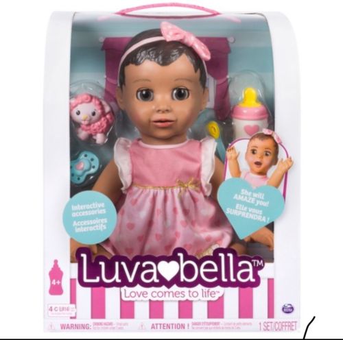 Luvabella Responsive Baby Doll - Brunette - Hispanic- Brand New!