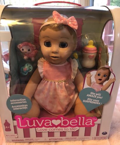 NEW LUVABELLA BLONDE BABY GIRL INTERATIVE DOLL BRAND NEW