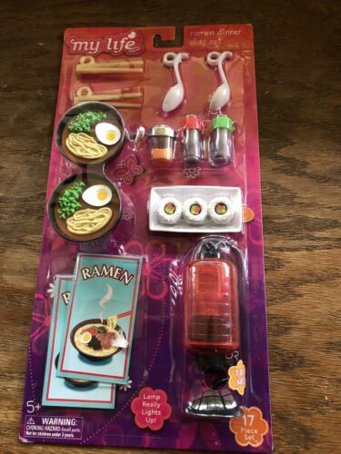 My life as ramen dinner play set for dolls, designed for ages 5 and up
