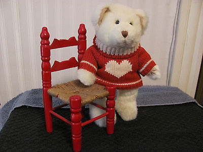 TEDDY BEAR w/ Handmade Chair