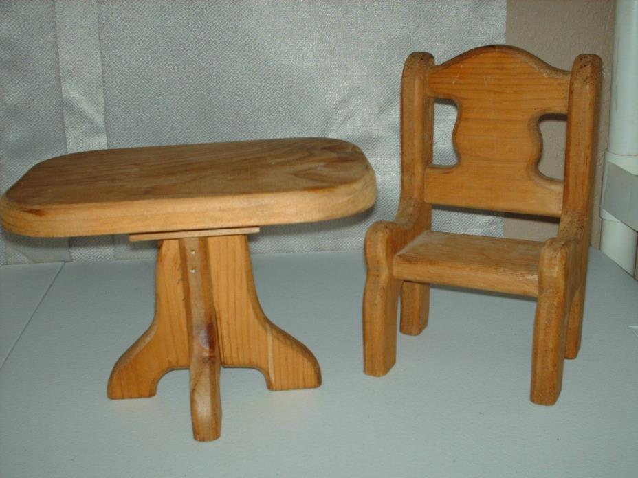 Doll Furniture -BROWN Wood 10
