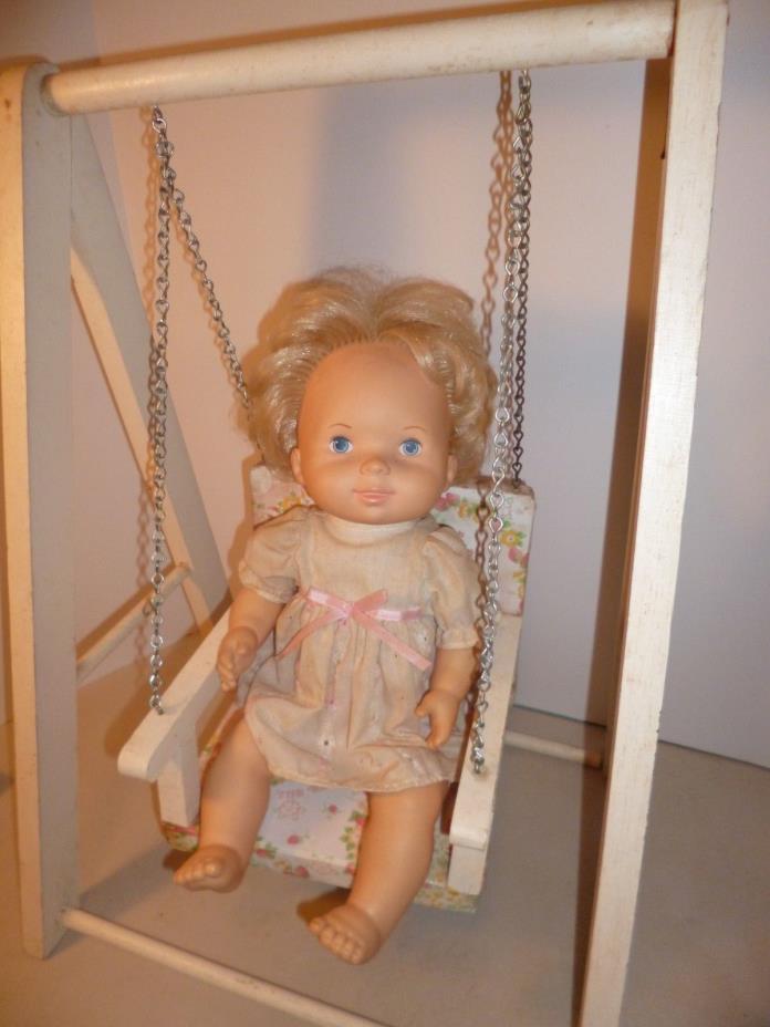 VINTAGE 1950's HAND MADE DOLL SWING FITS 16