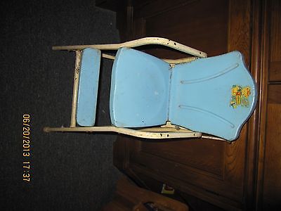 Vintage Castelli Doll Highchair Metal