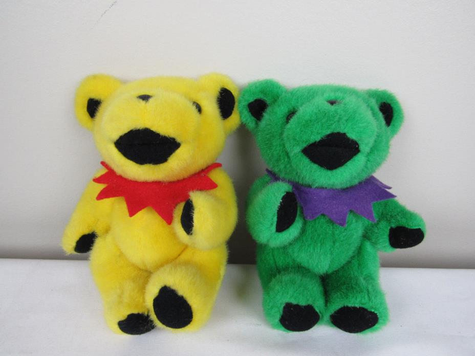 Vtg Grateful Dead Jointed Plush Dancing Bears 7
