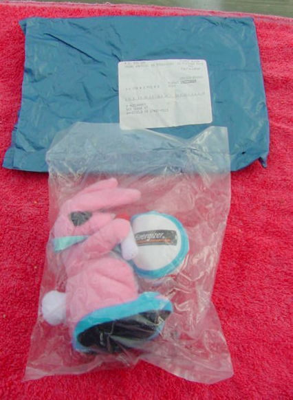 energizer beanie baby bunny~1997...new