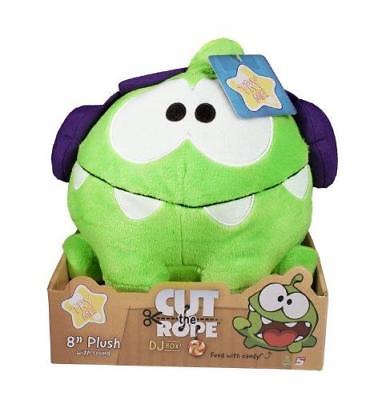 ROUND 5 CUT THE ROPE DJ OM NOM 8 INCH HAND NEW PUPPET PLUSH TOY (WITH NO SOUND)