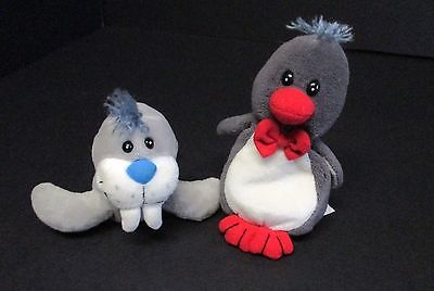 Set of 2 Plush Bean Bag Animals - Polardreams Penguin and Seal 7