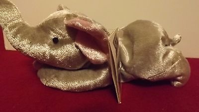 BAMBEANOS Flicker elephant 1996 books a million bean stuffed plush animal