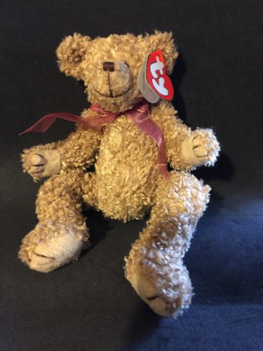 Retired TY Beanie Baby The Attic Treasures Collection “Berkley” Teddy Bear 1993