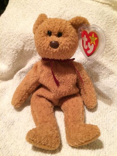 TY Beanie Baby Curly Rare Tag has errors 1996