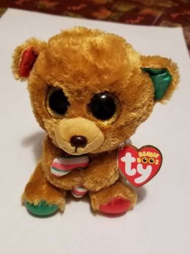 New! 2017 Holiday Ty Beanie Boos BELLA the Bear 6