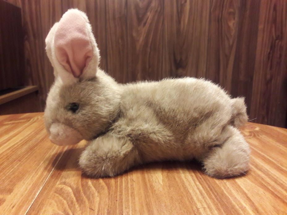 TY Beanie Babies, (1997), Bunny Rabbit, Light Brown with Pink Ears & A Pink Nose