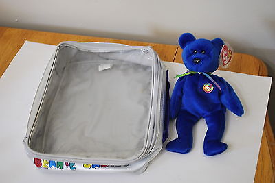 NWT TY Beanie Babies Official Club Bag with Clubby  - Retired  07-07-1998