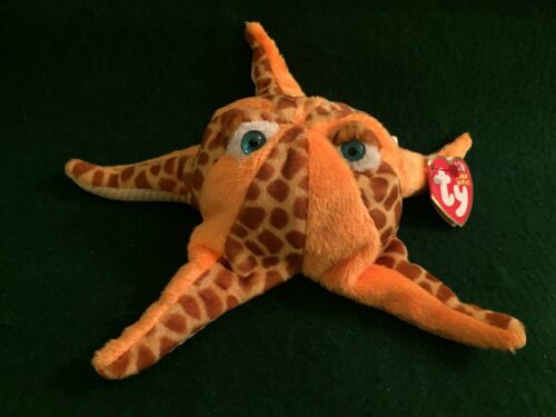 Ty Beanie Baby-2002 Wish The Starfish Collectible Stuffed Plush