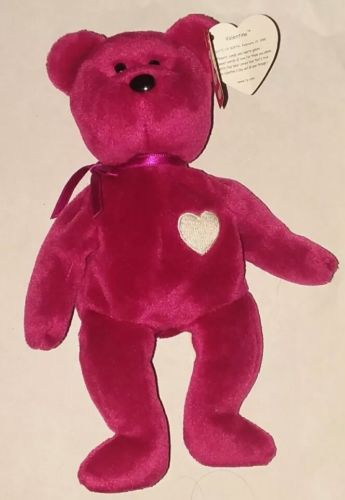 Beanie baby bear Valentina toy plush stuffed animal