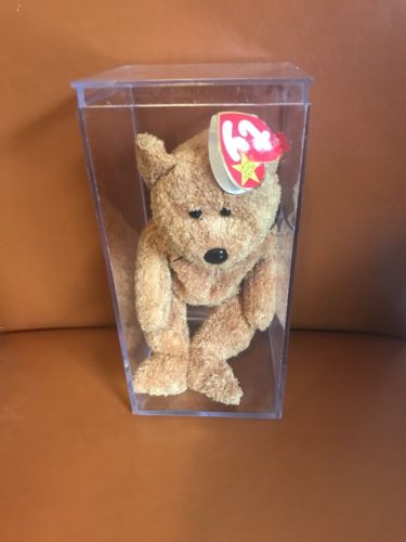 RARE Ty Beanie Baby “Fuzz”. Tag Errors.
