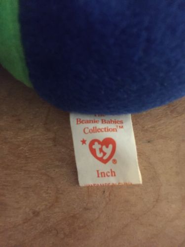 Vintage TY beanie baby inch the caterpillar retired rare