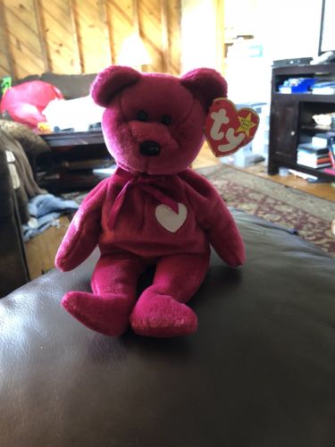 Ty Beanie Babies Valentina with Multiple Swing Tag and Tush Tag Errors