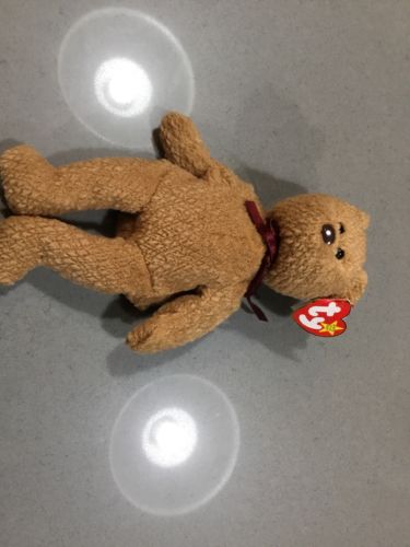 Rare Curly Beanie Baby Extra i In Original No R In Surface ; Not : P E Pellets