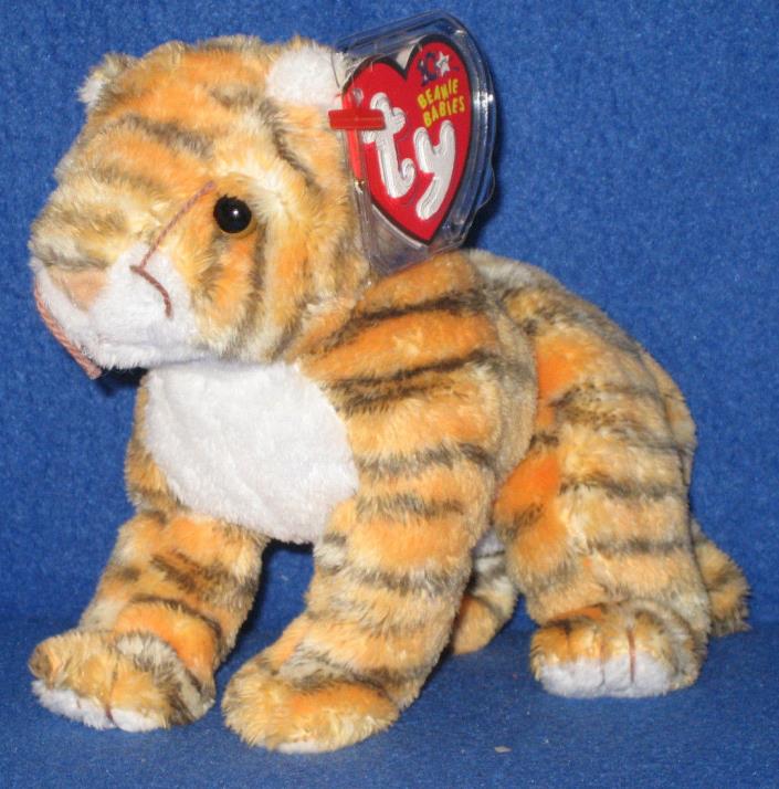 TY RUMBA the TIGER BEANIE BABY - MINT with MINT TAG