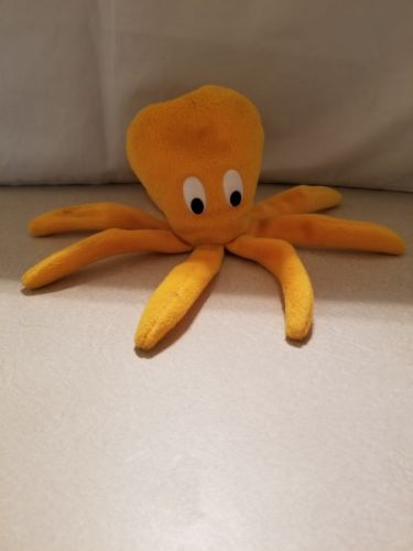 Phineas Orange Octopus Beanie Boppers The 24k  Company Beanie Baby Plush FREE SH