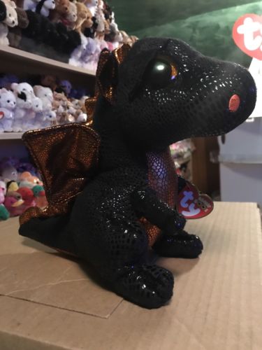 beanie boo black dragon