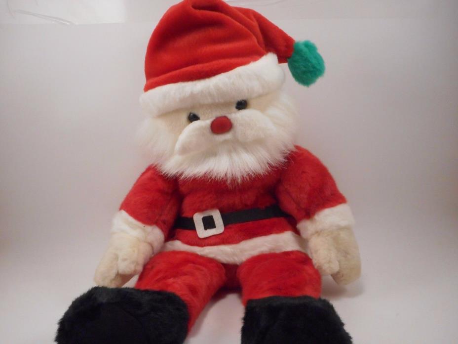 TY Beanie Buddies Collection Christmas Stuffed Plush Santa Claus