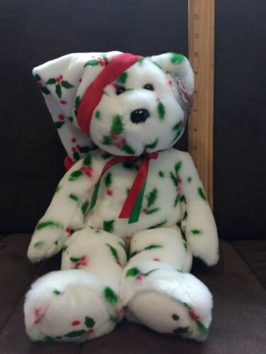 Ty Beanie Buddies 1998 Holiday Teddy - Bear