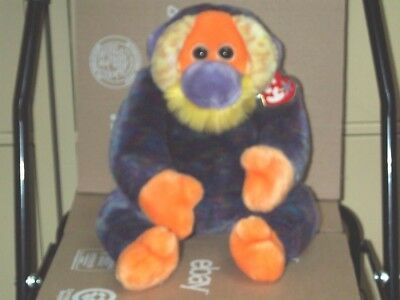 TY Beanie Buddy Bananas Monkey 2001 Plush Stuffed Beanie MWM Tags 13