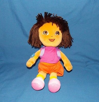 Ty Dora the Explorer Beanie Buddies Buddy Doll stuffed plush 10
