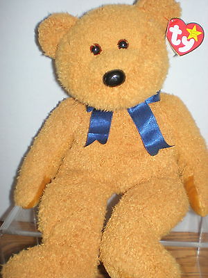 Fuzz New MWMT TY Beanie Buddy Bear Collectors Quality